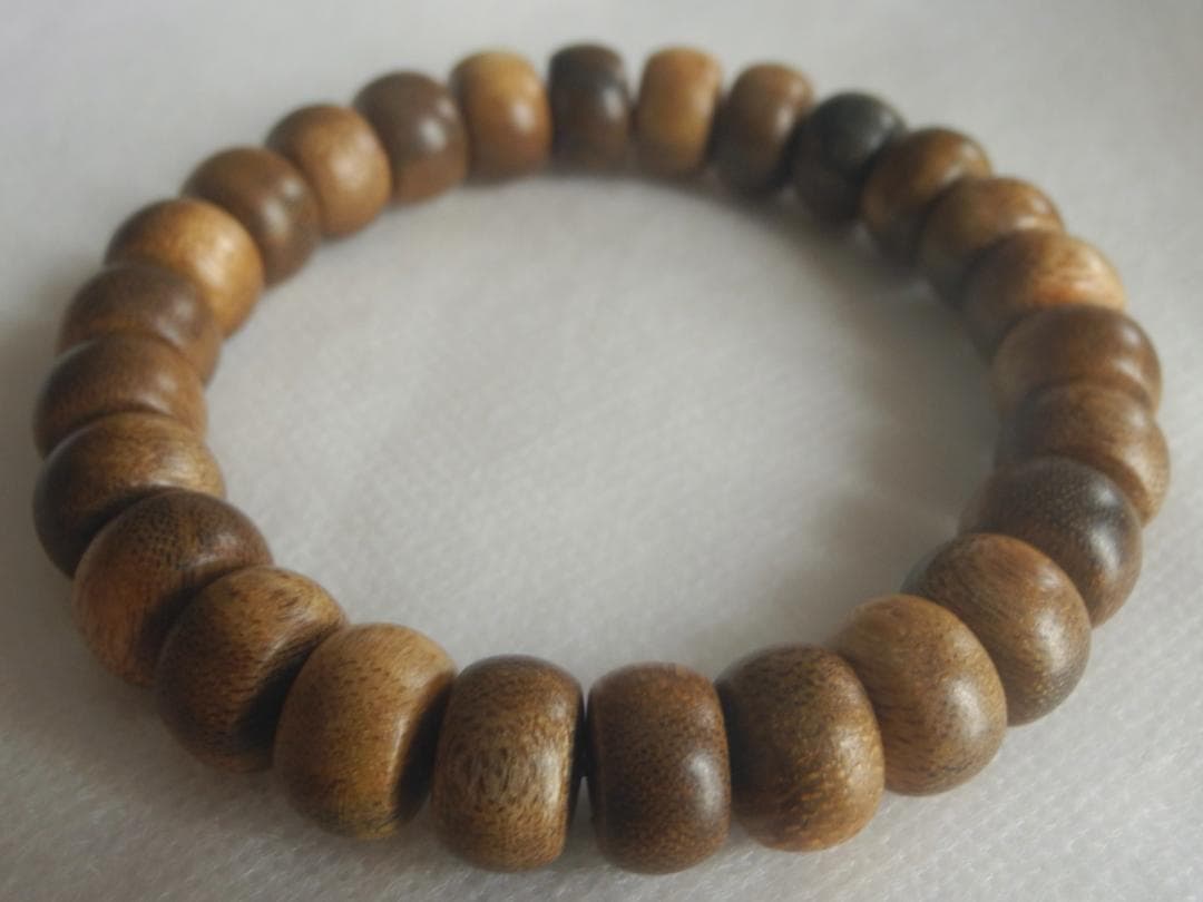 ベトナム産 高級品位！ 天然 香木 沈香 数珠 ブレスレット 22g 12mm