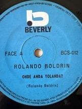 BRA盤60年代後半？7オンリー！Rolando Boldrin /Onde A