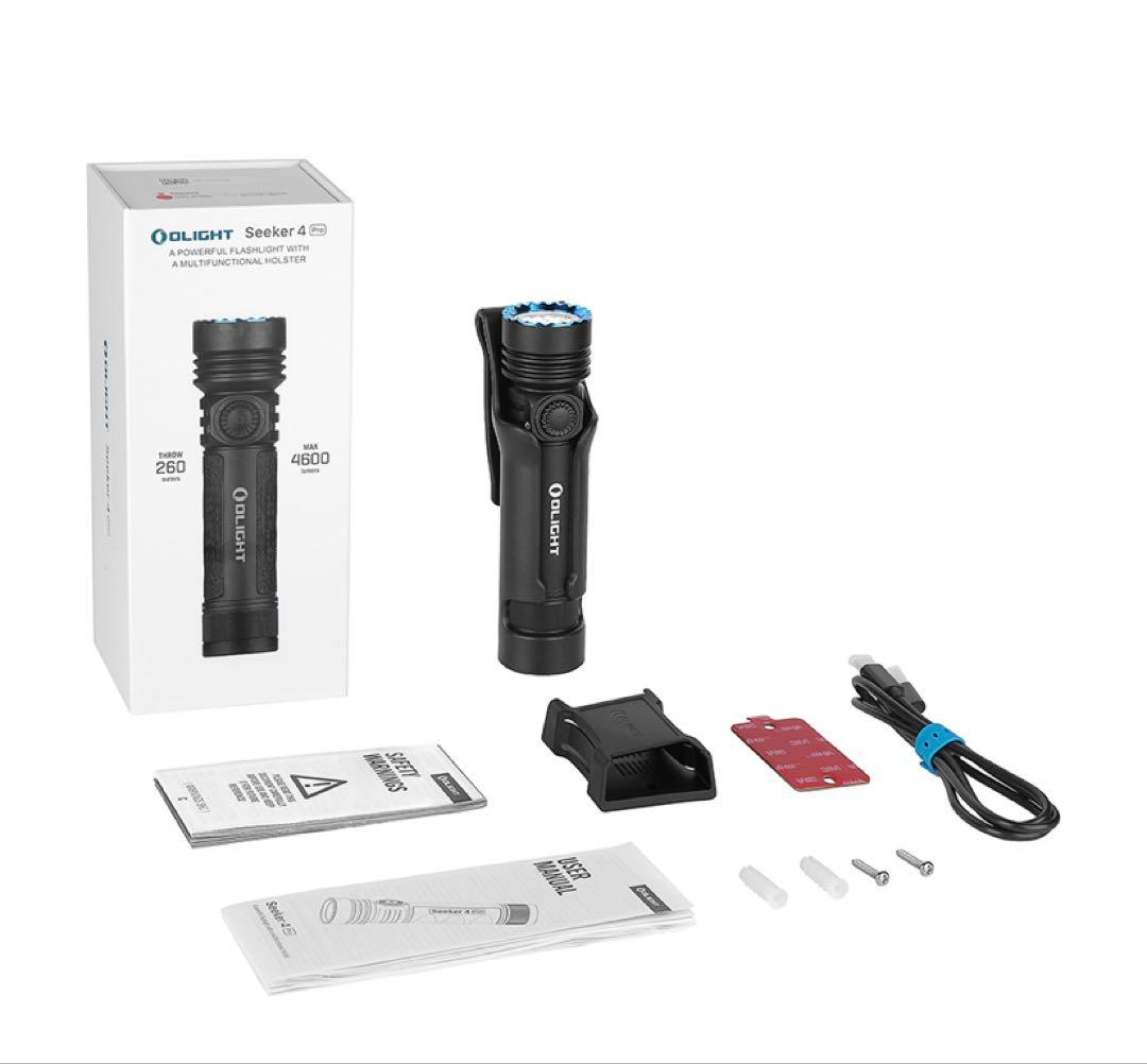 オーライト　olight Seeker4 Pro ＣＷ　ミッドナイトブルー　防災