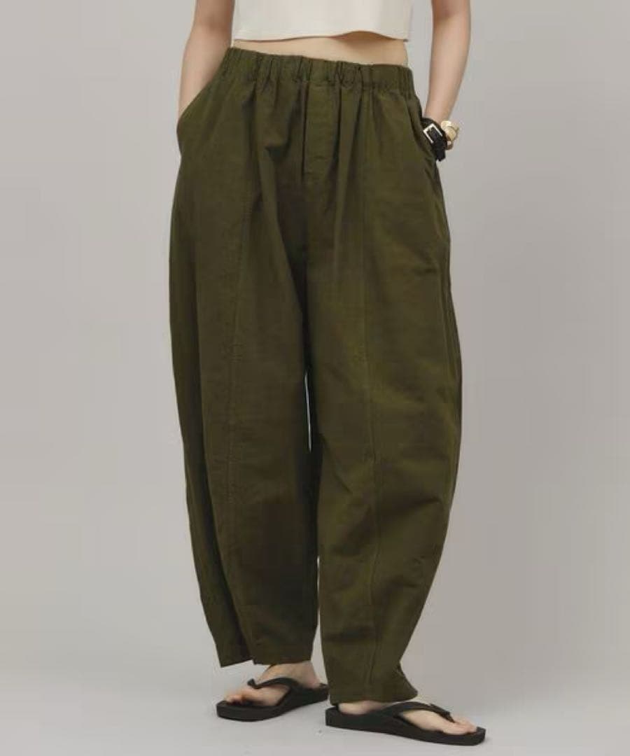 カレンソロジー　コットンリネンドロストパンツ