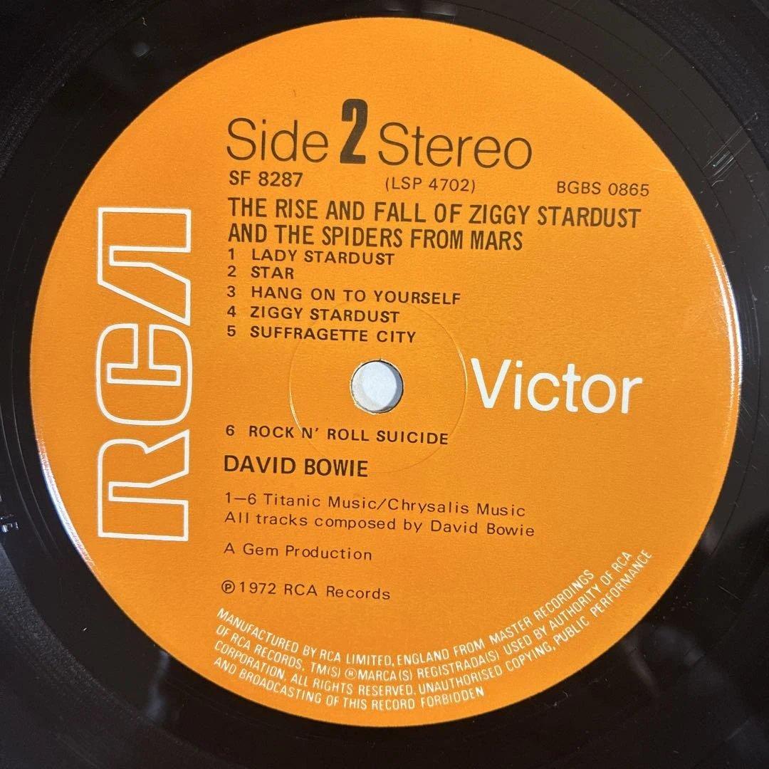 デヴィッドボウイ 名盤 レコード ジギースターダスト UKオリジナル盤
