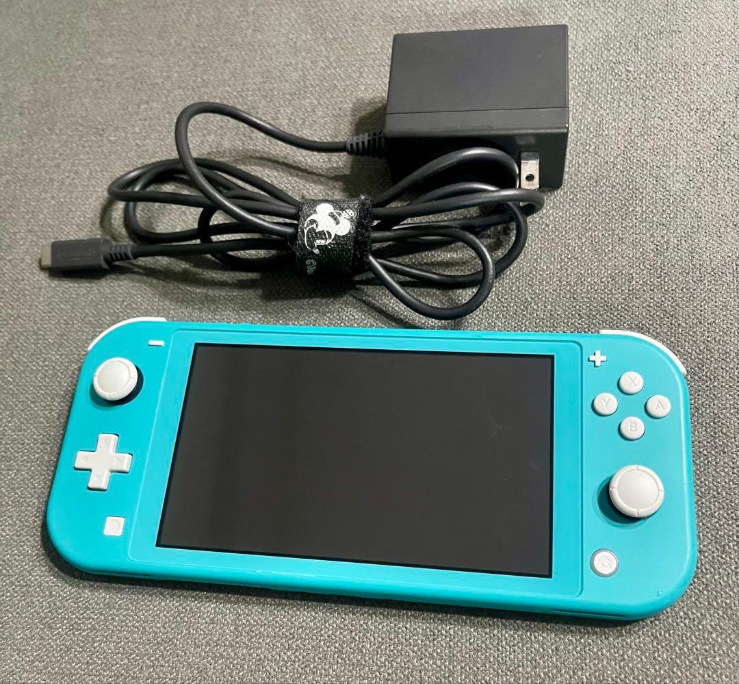 【初期化済み】Nintendo Switch ライト 本体のみ ターコイズ　水色