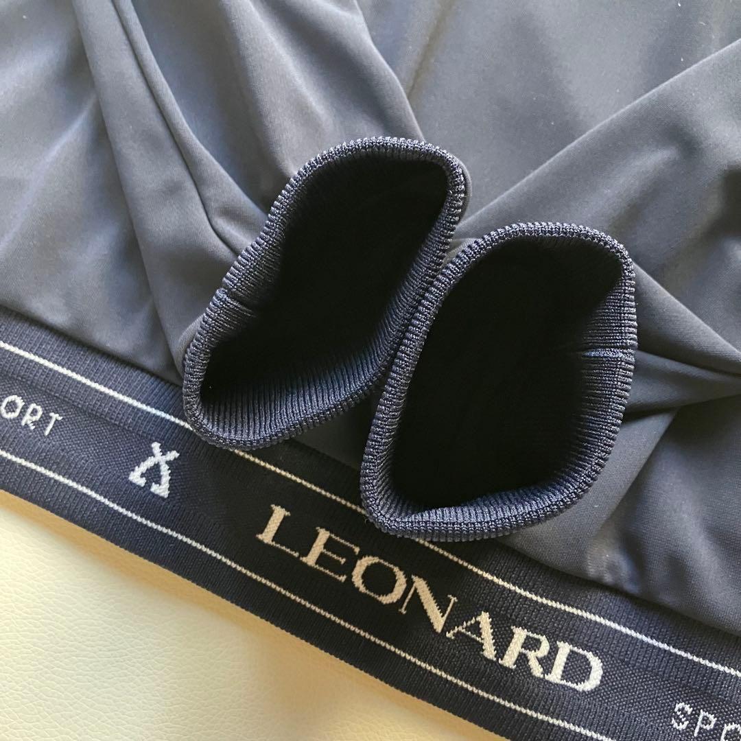 近年美品 レオナール 薄手 ブルゾン ジップアップ 42