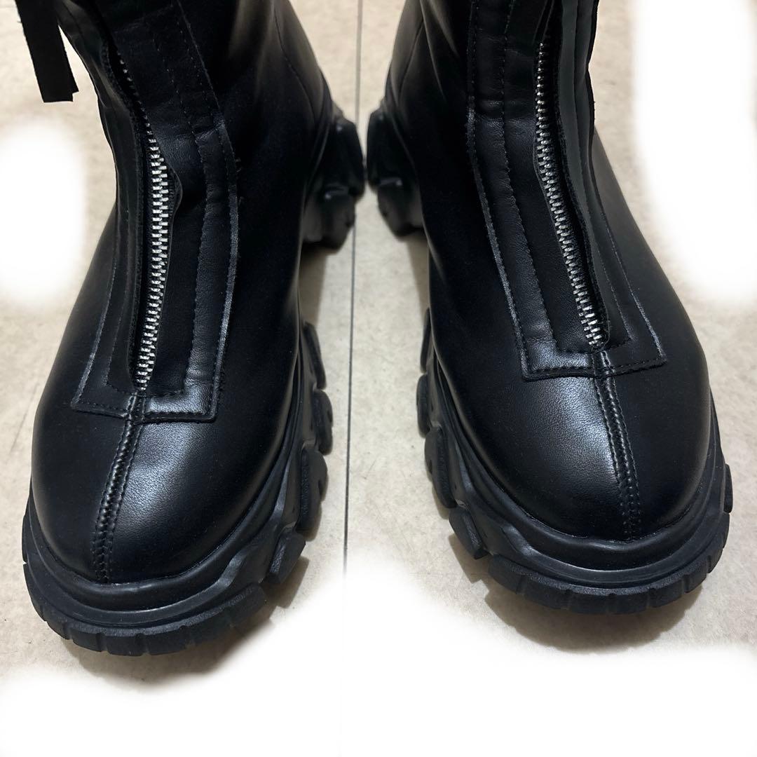 Knuthmarf unique sole boots ショートブーツ　黒 24