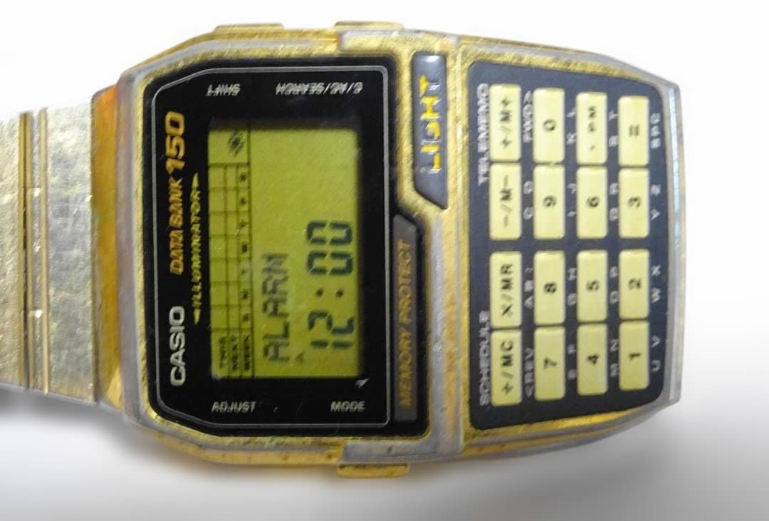 動作品 Casio データバンク DBC-1500 新品電池交換済み CASIO