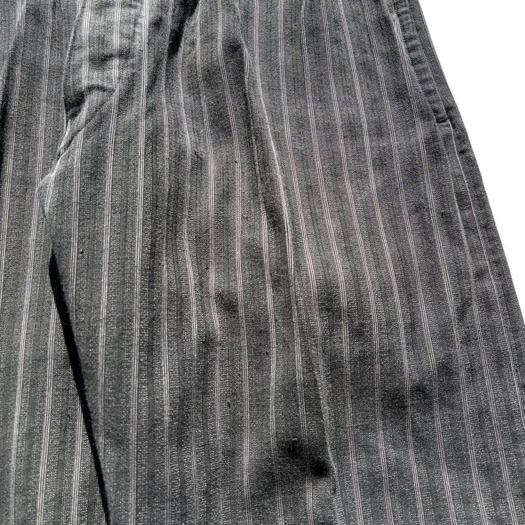 〜60s ヴィンテージ ユーロ ストライプパンツ ツータックパンツ ビンテージ