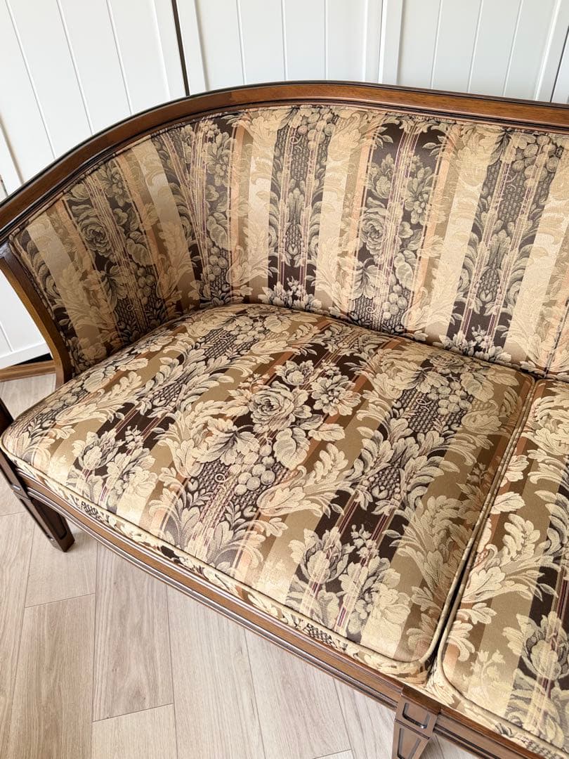 あや　マルニ木工 地中海ロイヤル シャルル アームチェア 2人/3人掛け