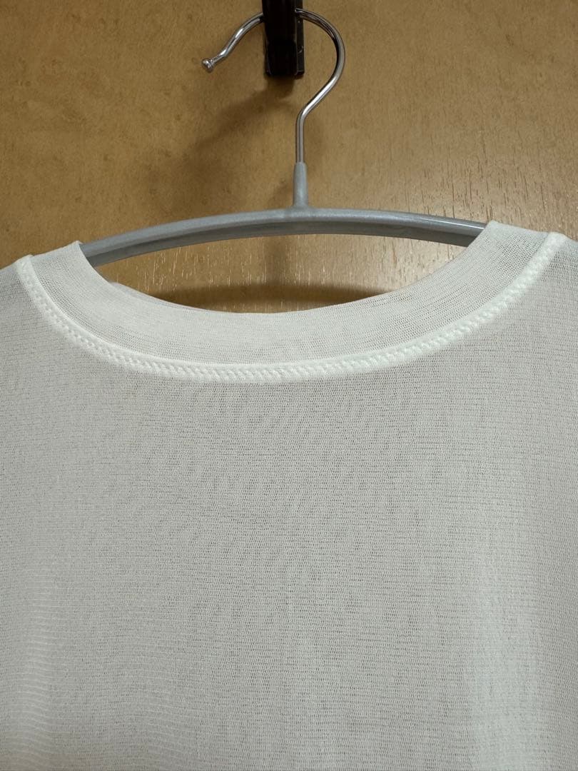 【La nature linge】 シアーチュールプルオーバー（ホワイト）