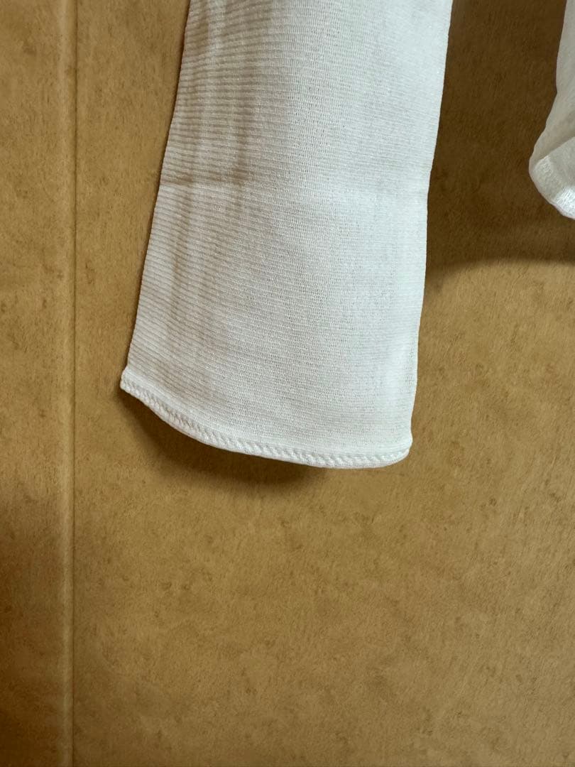 【La nature linge】 シアーチュールプルオーバー（ホワイト）