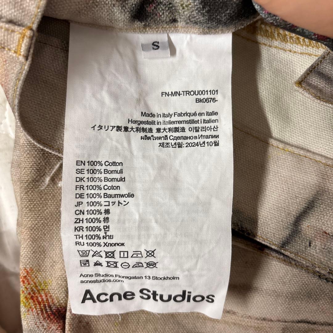 ACNE STUDIOS キャンバスカーゴパンツ 1981