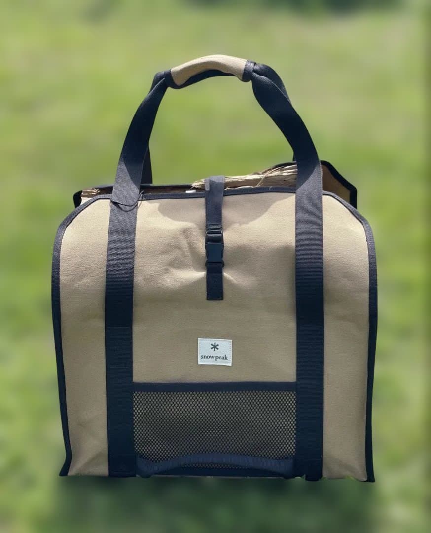 スノーピーク薪コンテナ　UG-570-CF スノーピークのキャンプフィールド限定