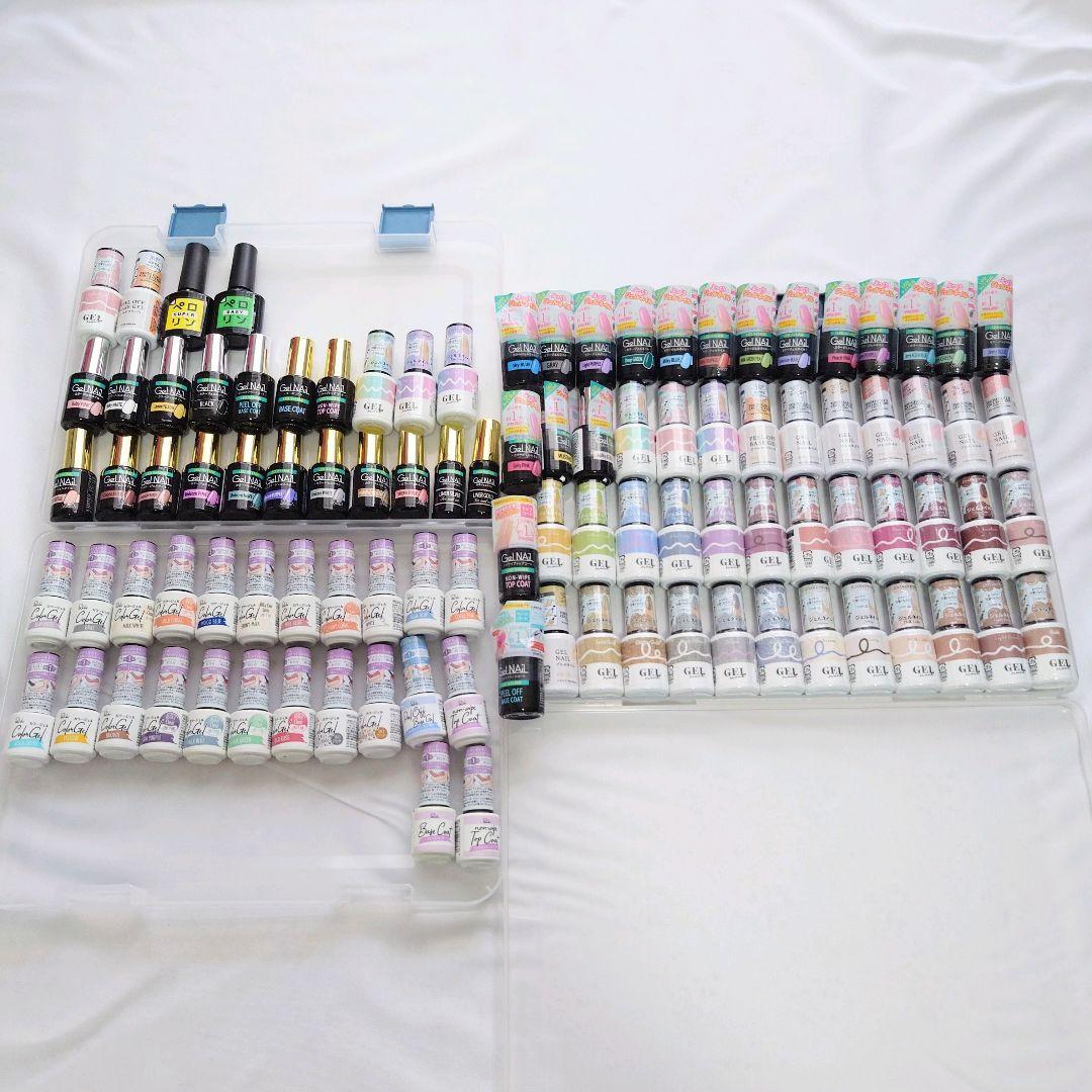 ジェルネイル　まとめ売り ダイソー　キャンドゥ　セリア　ペロリン