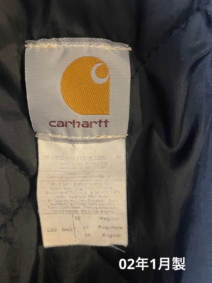 CARHARTTカーハート トラディショナルジャケットカバーオール38 古着