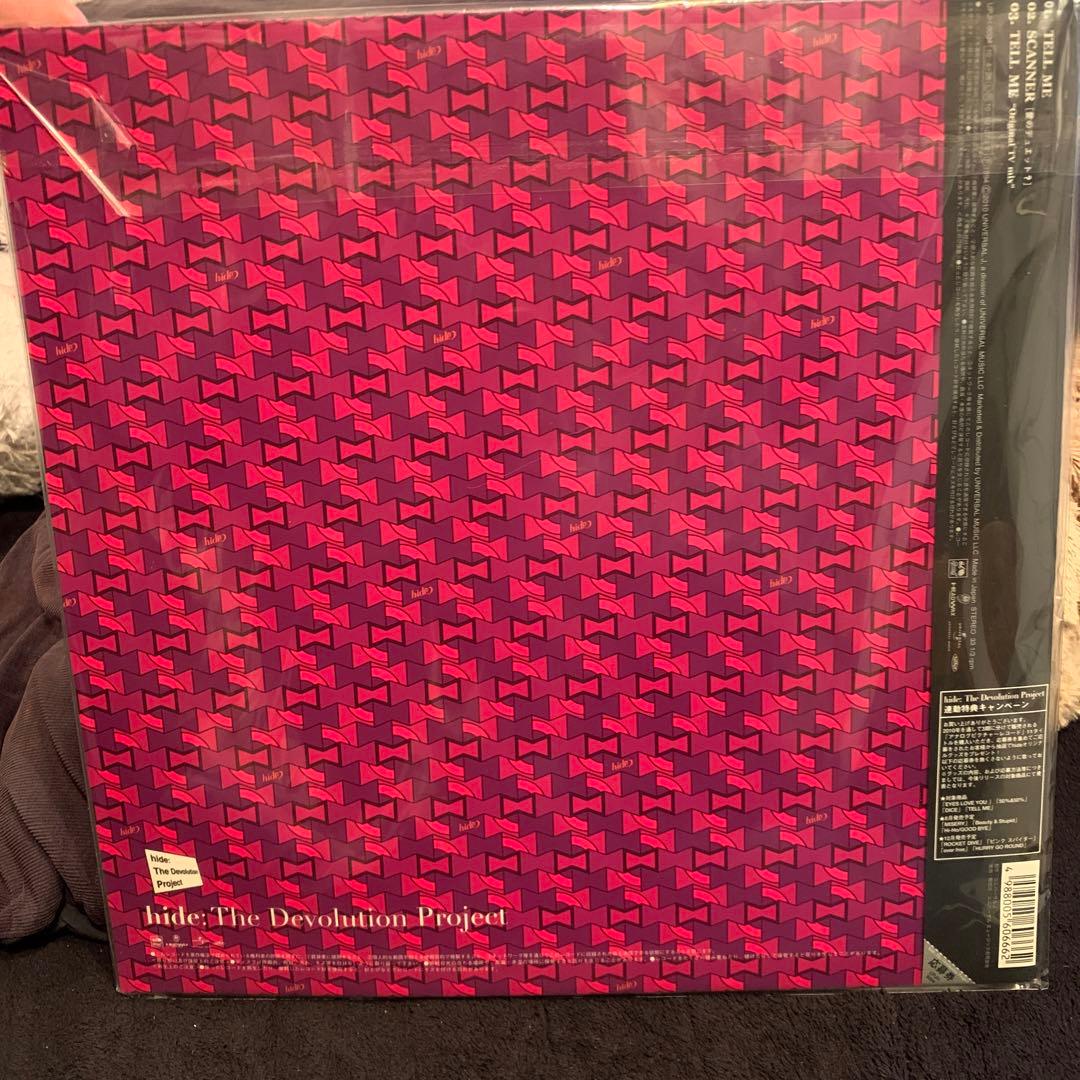 hide ピクチャーレコード tell me　 完全受注生産