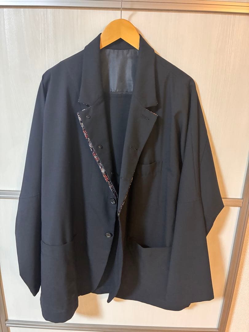 ヨウジヤマモト　ブラック テーラードジャケット