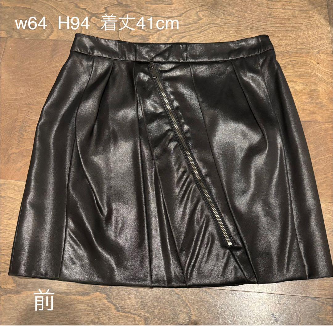 GUCCI黒いミニスカート w64 H94 着丈41cm