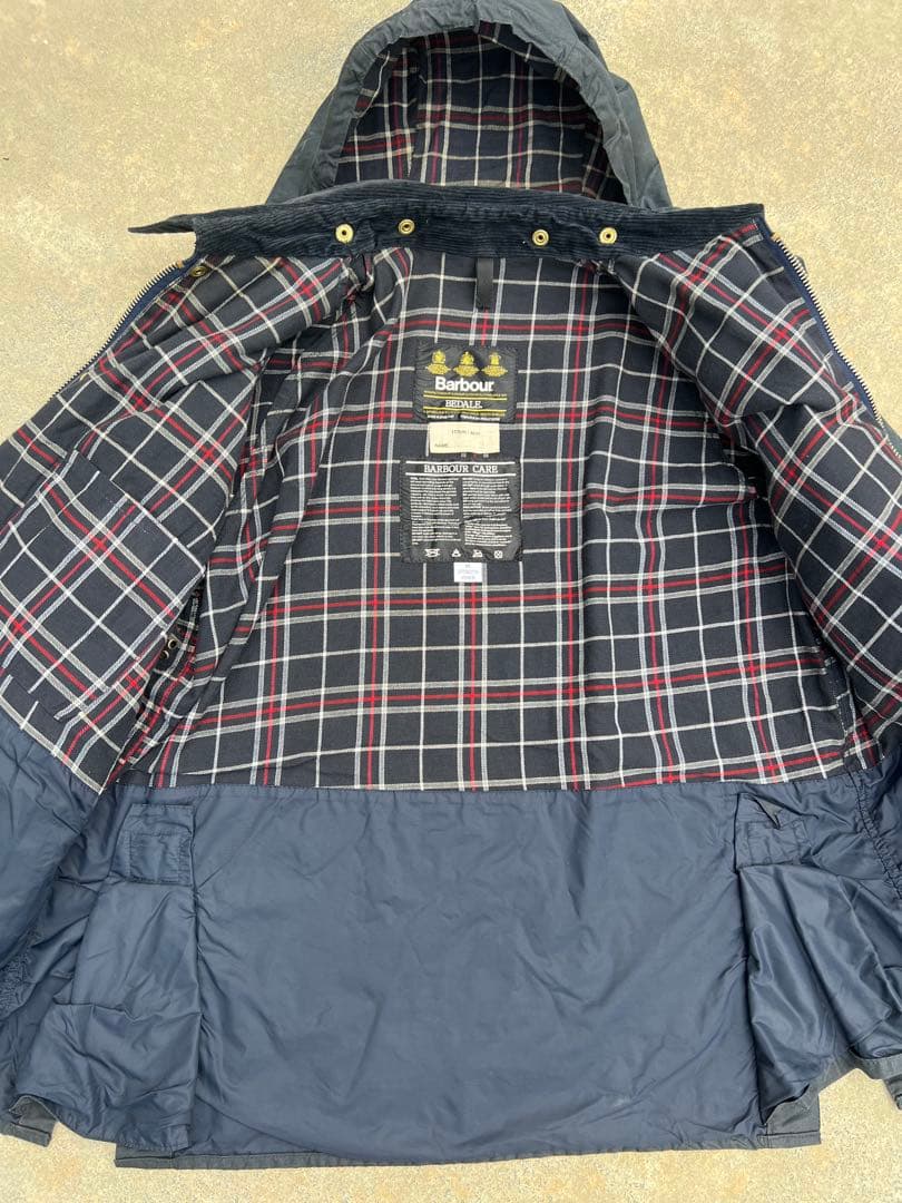 80s BARBOUR BEDALEバブアービデイル 4フラップc46フード付き