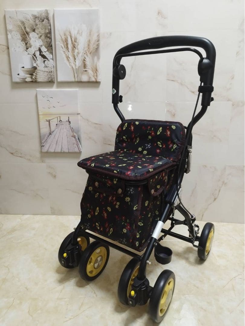 シルバーカー 【幸和製作所】 ルーティ　花柄