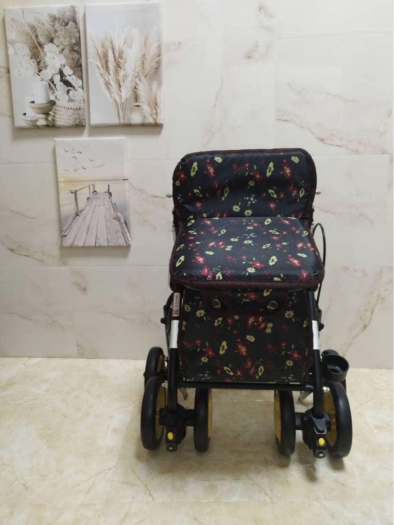 シルバーカー 【幸和製作所】 ルーティ　花柄