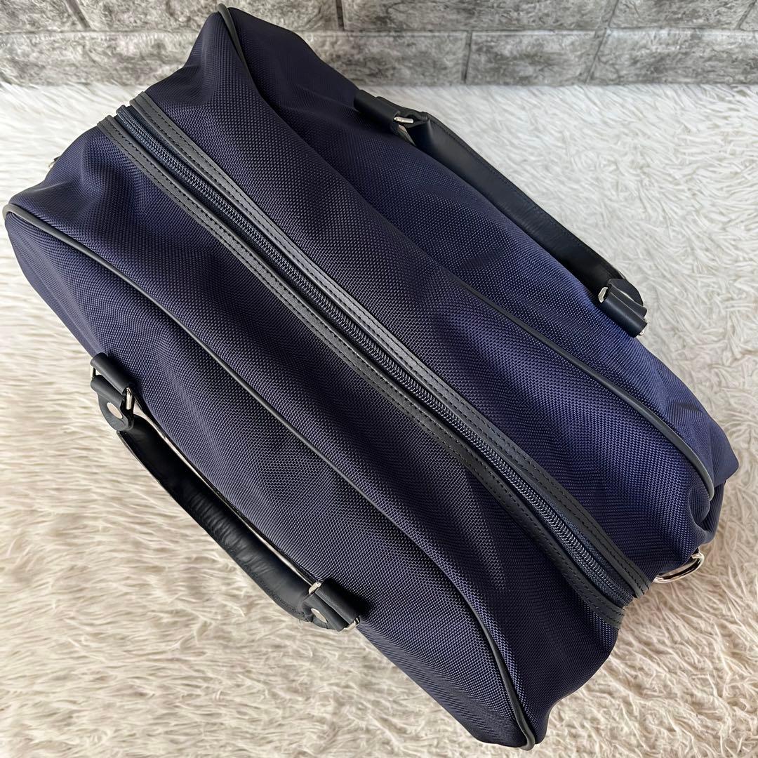 【新品未使用】バーニーズニューヨーク　ナイロン　レザー　2way ボストンバッグ