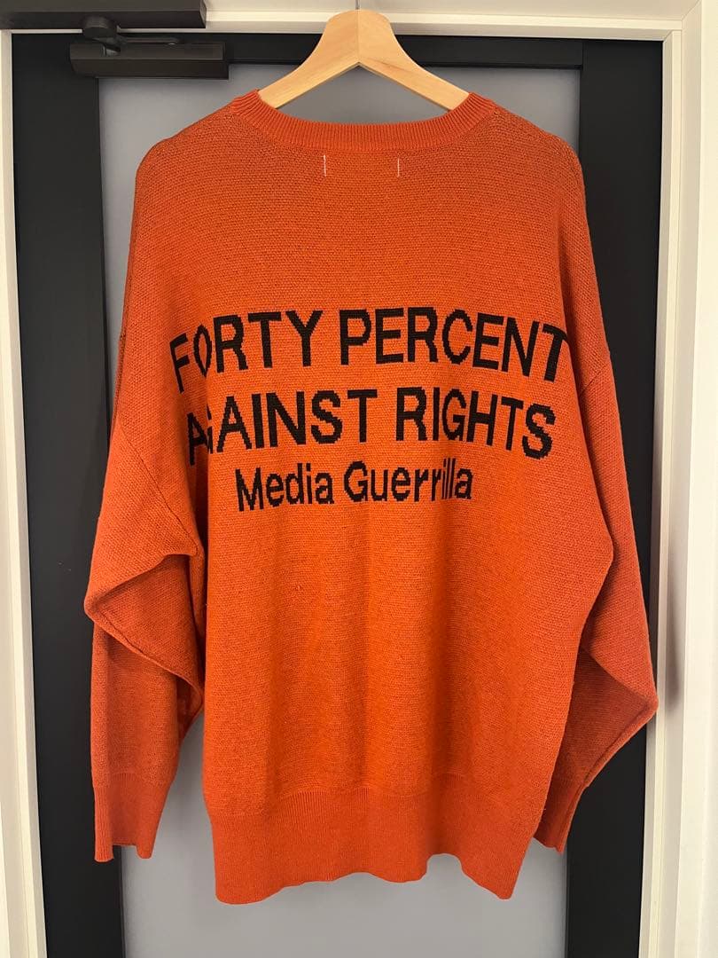 FPAR FORTY PERCENT AGAINST RIGHTS ニット L