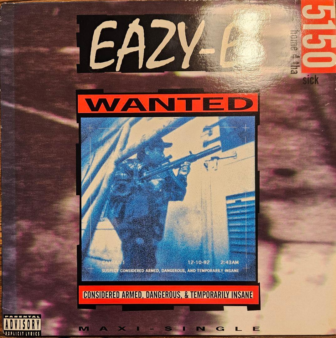 洋楽 EAZY-E 5150  4 THA SICK G-RAP N.W.A