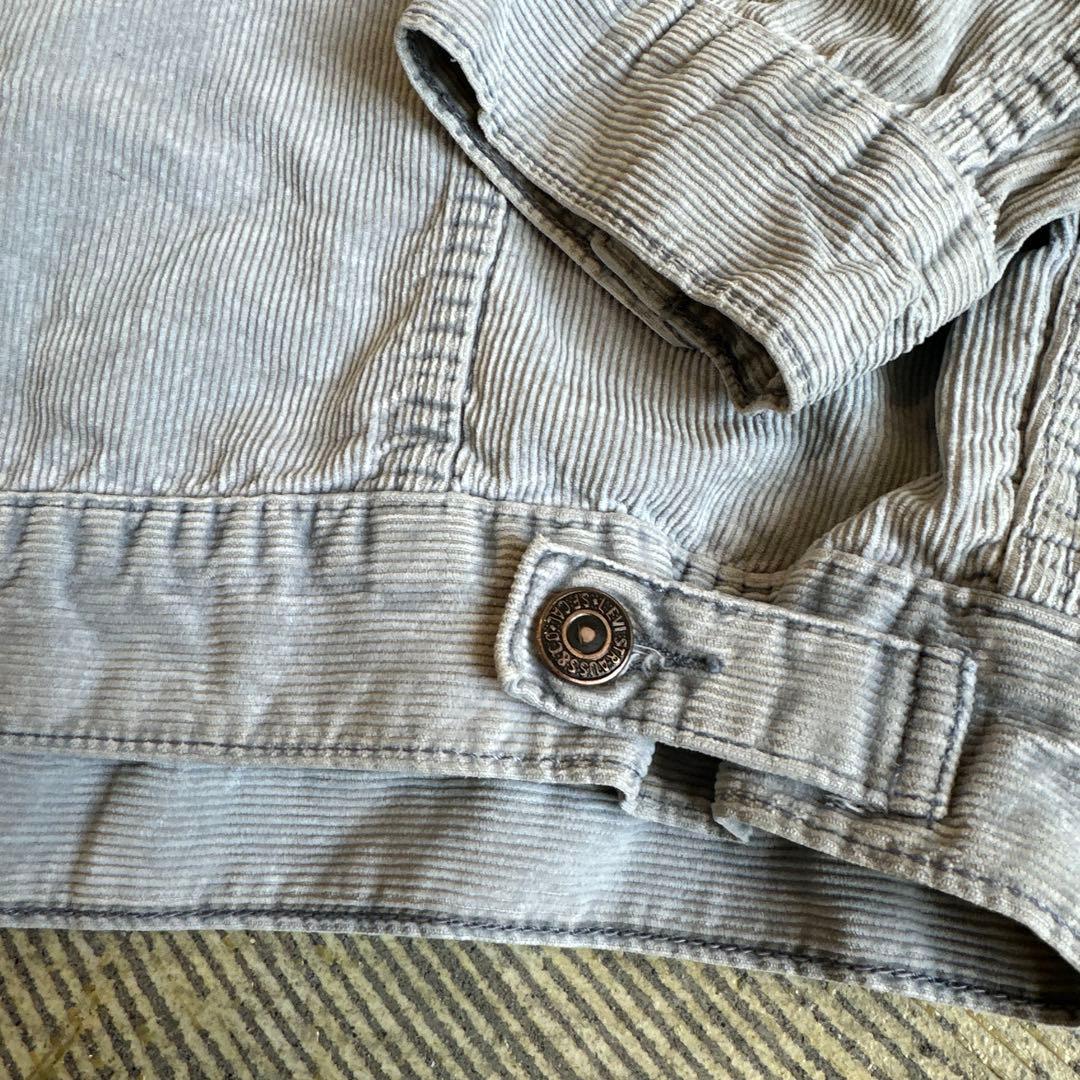希少 ユーロリーバイス コーデュロイ ジャケット 【L】 グレー 90s