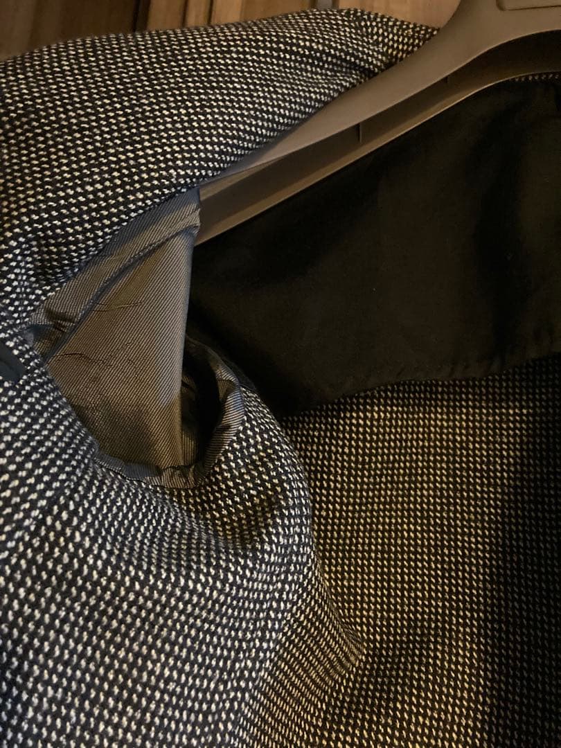 <美品> BOGLIOLI / HAMPTONモノトーン ツイードジャケット46