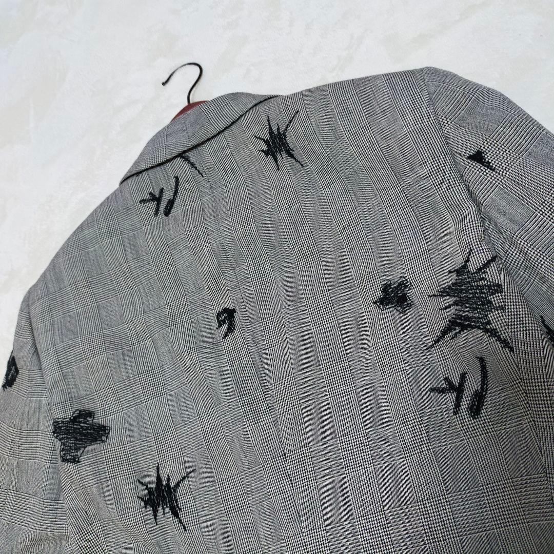 美品　コムデギャルソンオムプリュス　鈴木ヒラク刺繍　テーラードジャケット