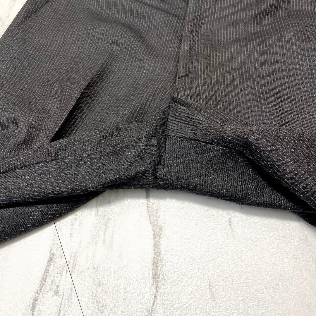 美品⭐️ポールスミス × ゼニア 3ピース マルチストライプ 裏地紫 グレー L