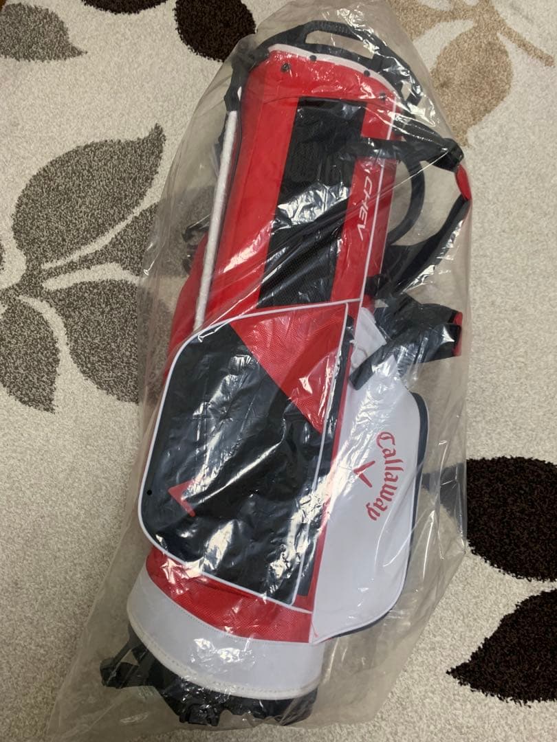 Callaway CHEV ゴルフバッグ レッド ブラック