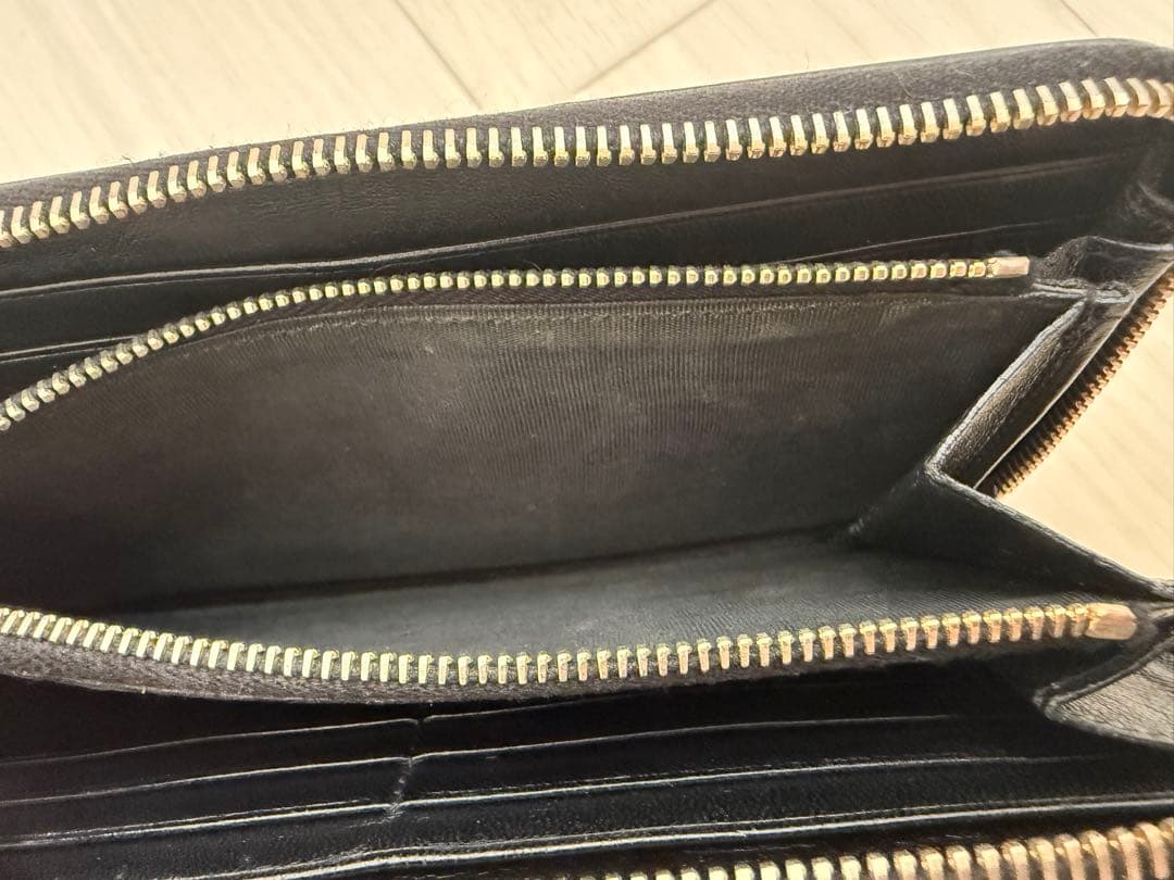 【希少】 SAINT LAURENT レオパード 長財布 ピンク ヒョウ