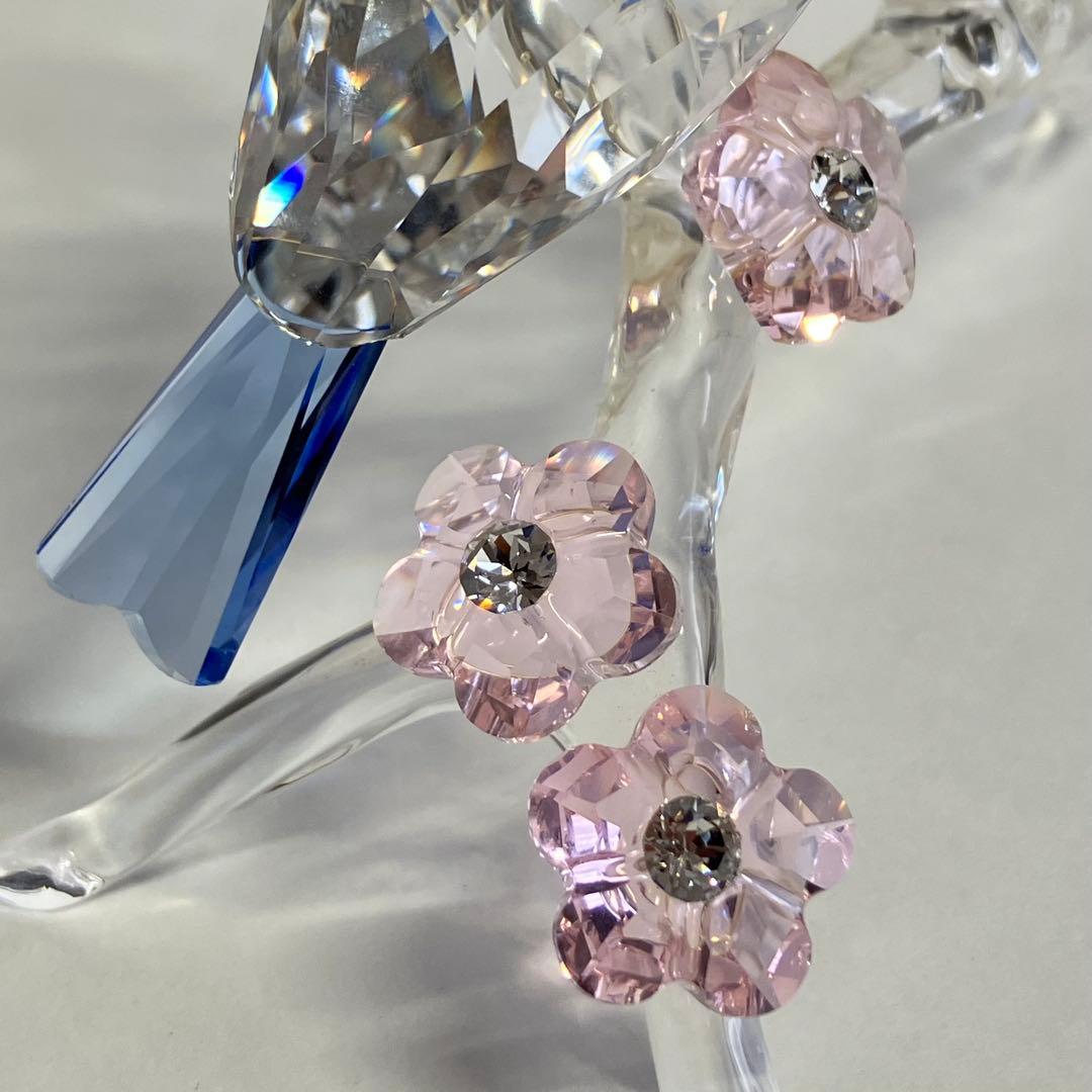 スワロフスキー置物　アオガラ