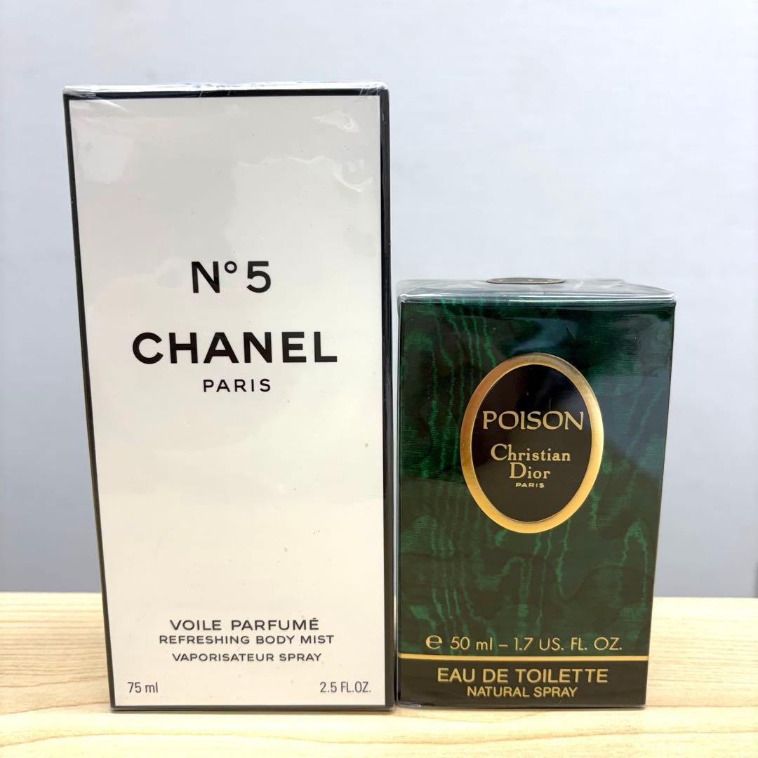 ♦︎香水 2点 CHANEL No.5／ChristianDior POISON