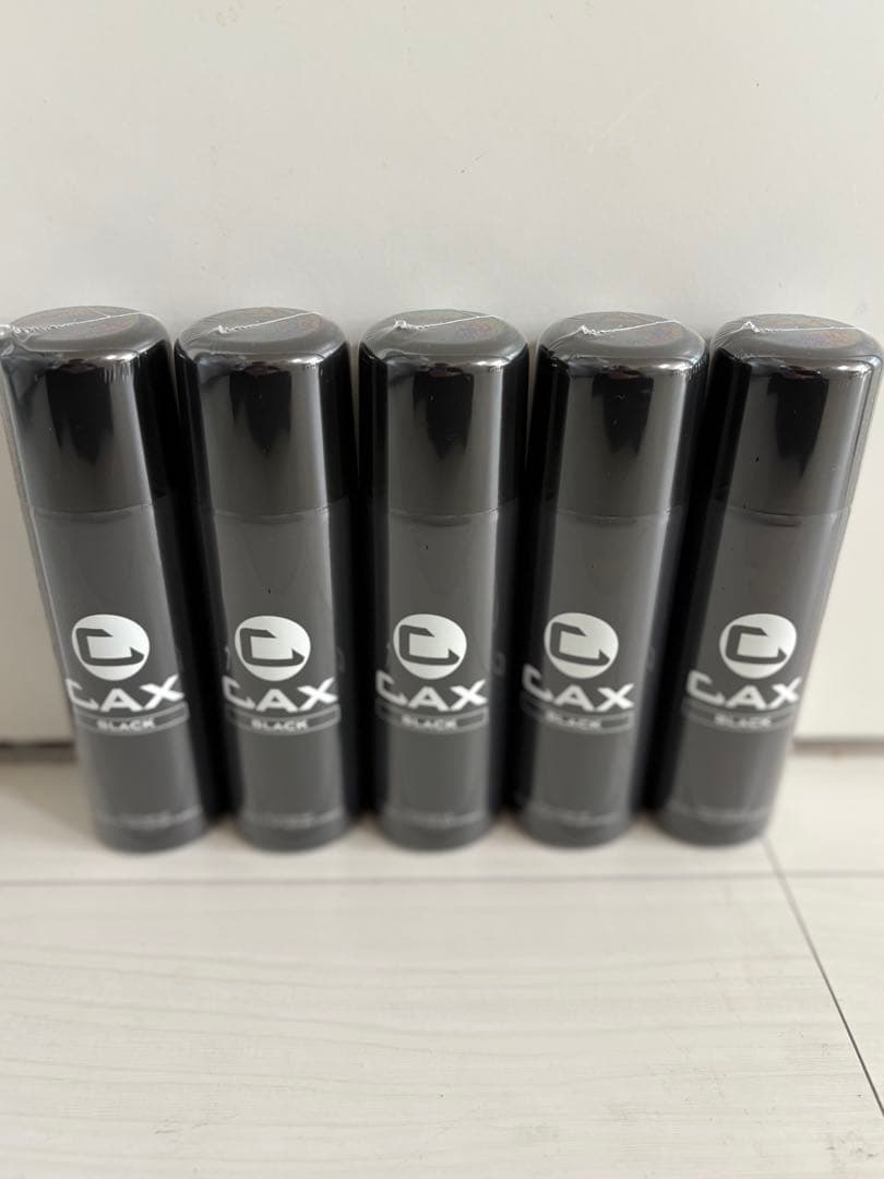 新品未開封　CAX カックス　薄毛隠し用　ヘアスプレー100gブラック5本セット