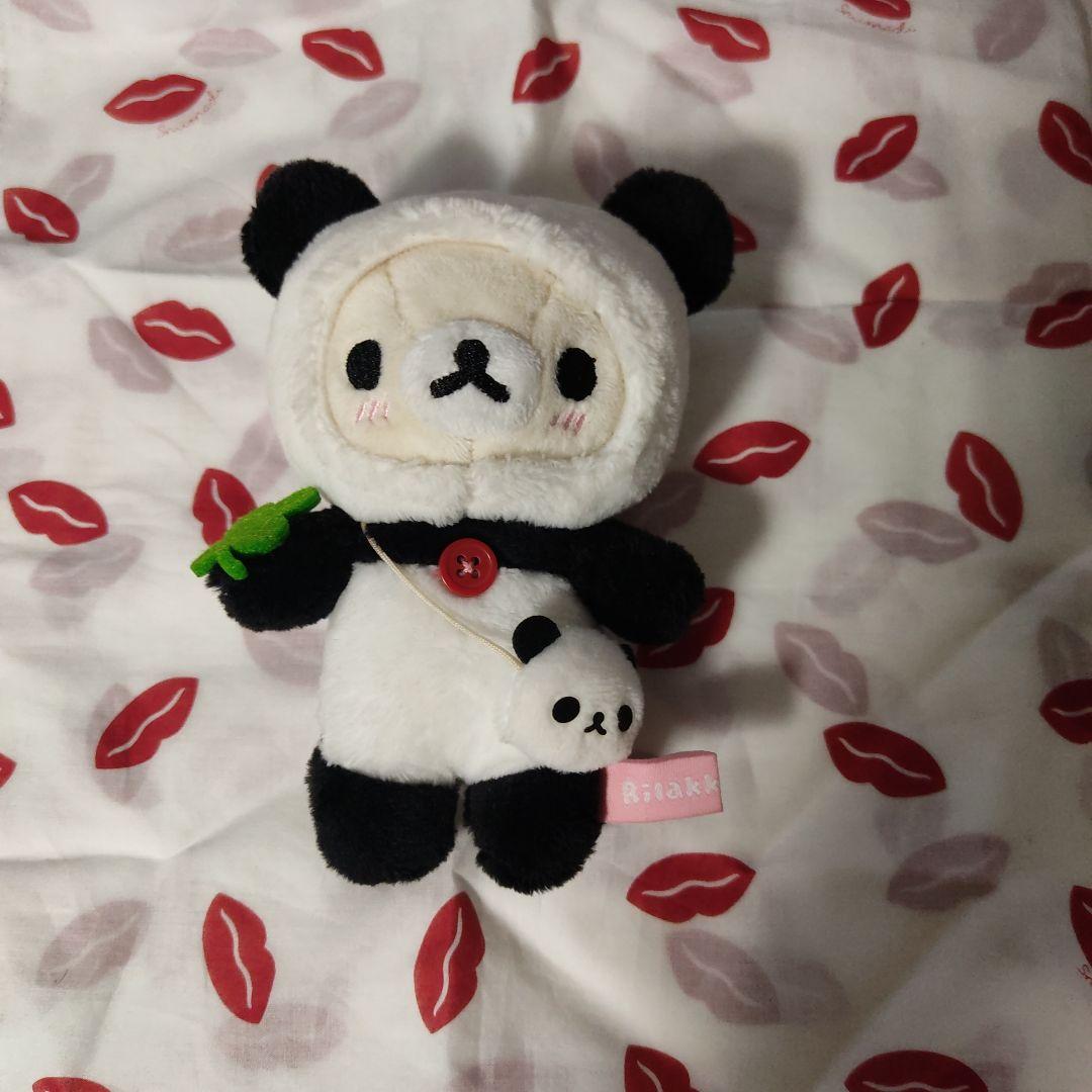 コリラックマ ぶらさげリラックマ ぬいぐるみ パンダ
