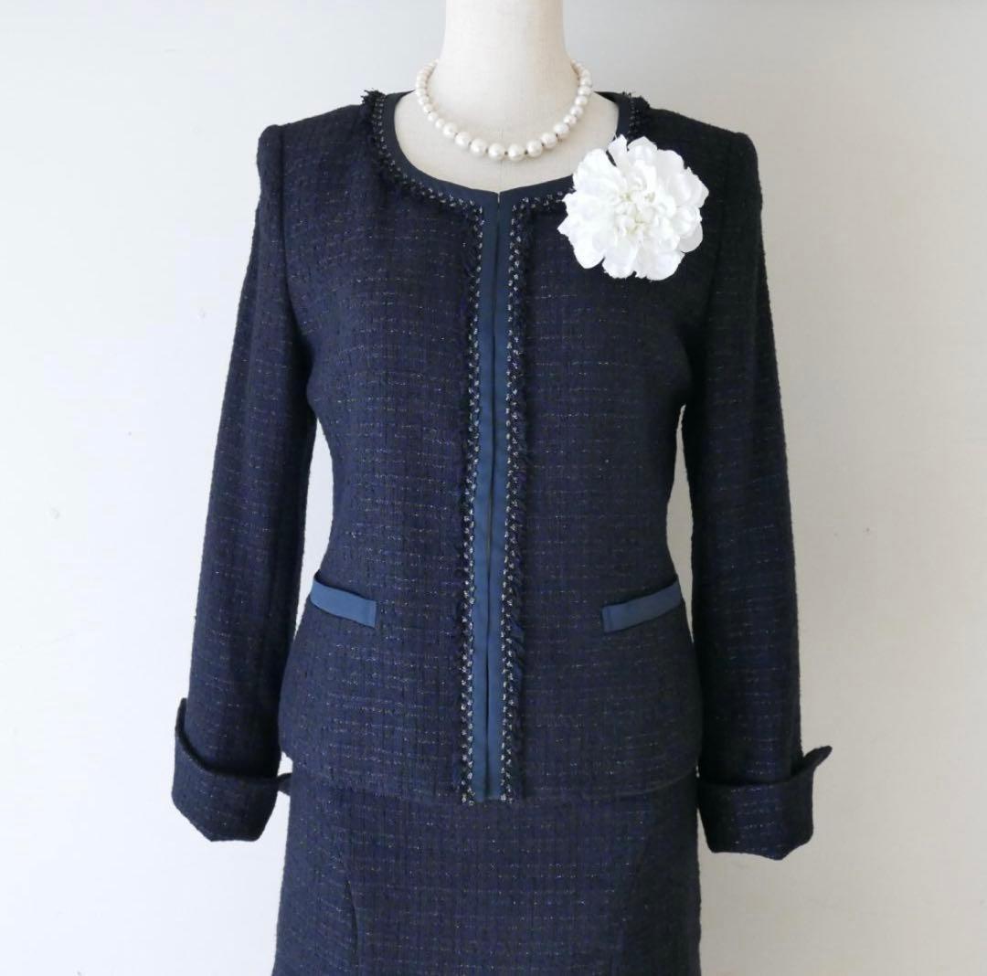 UNTITLED アンタイトル　ツイードセットアップ　サイズ2