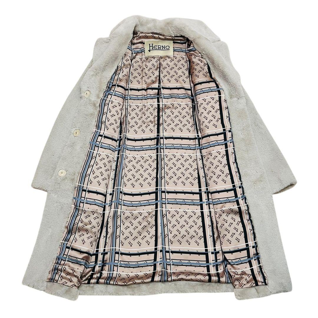 HERNO 24AW SOFT FAUX FUR COAT エコファーコート