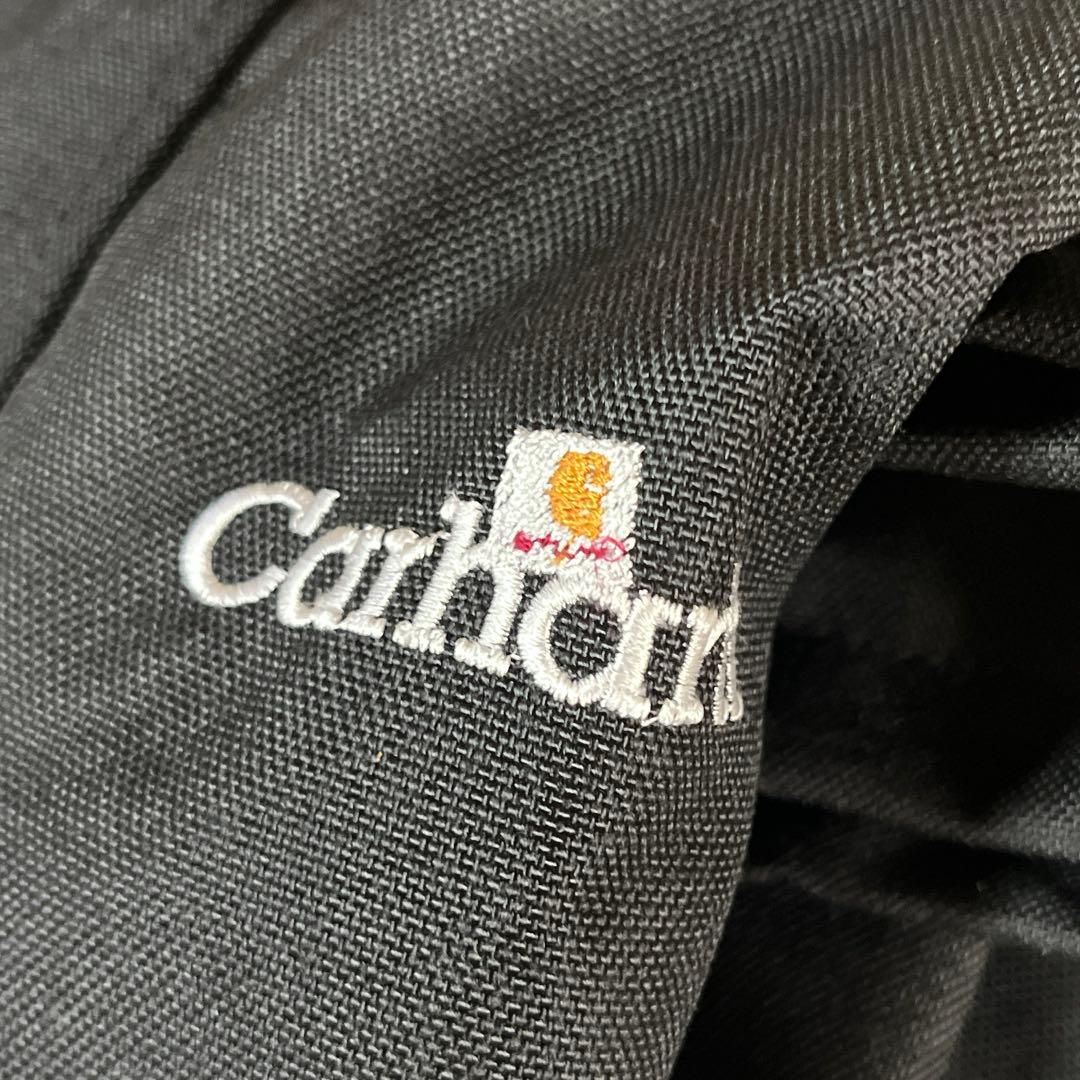 【美品】厚手 Carhartt アウター ブラック MゴールドWジップ仕様