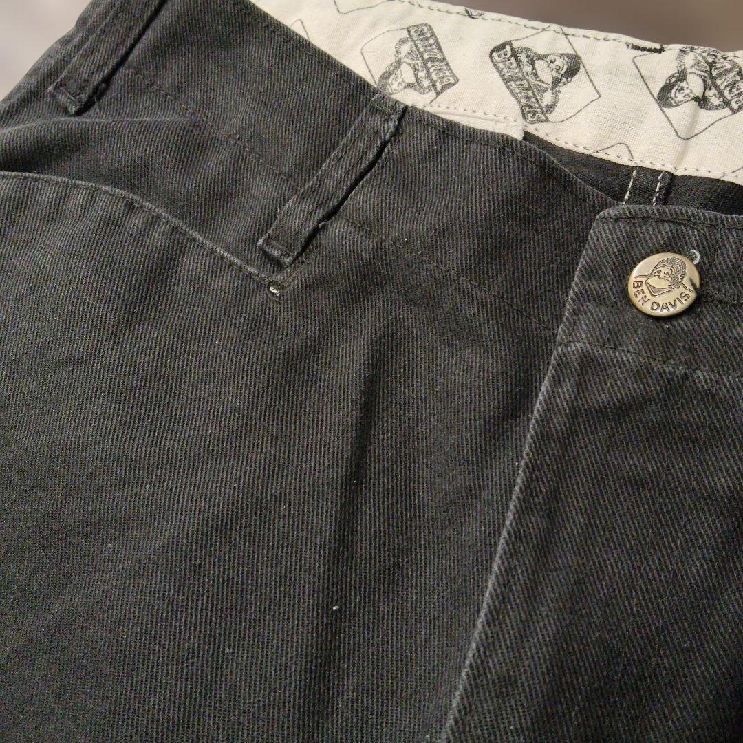 希少　黒フリスコ　BENDAVIS　ブラック ワークパンツ 34インチ