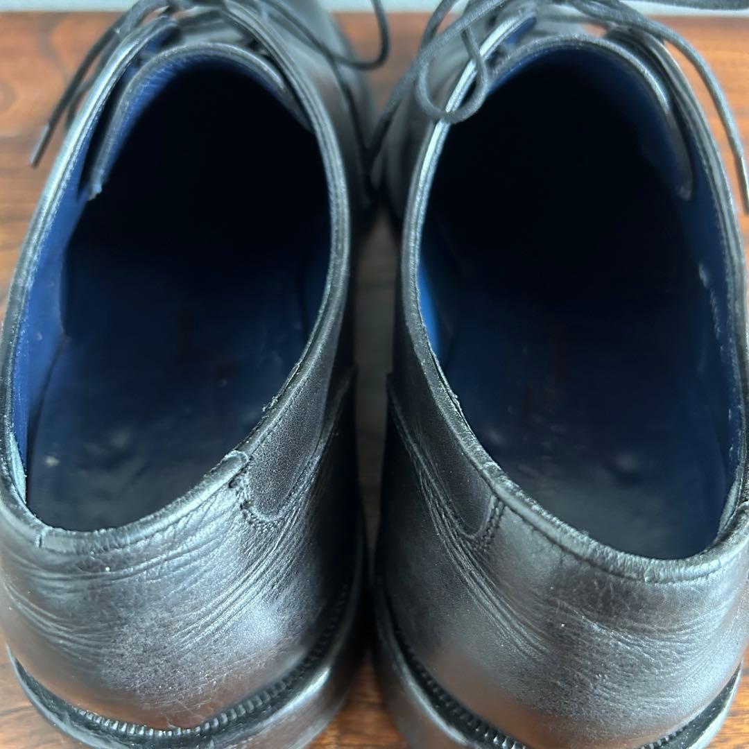 【匿名配送】 サルヴァトーレフェラガモ プレーントゥ ドレス 本革 外羽根 黒