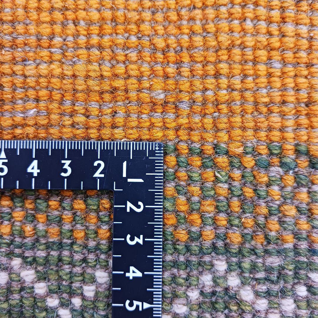 専用Y2743 イラン ギャッベ ウール絨毯 手織り 85×60㎝ マット