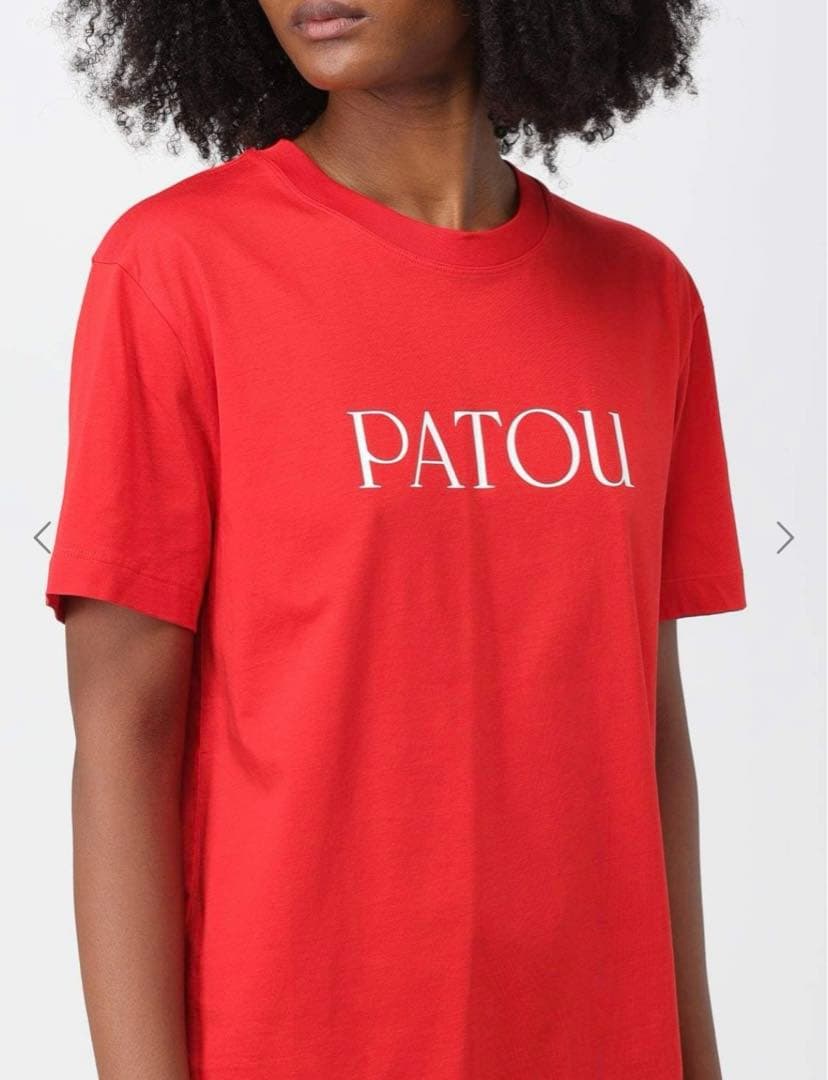 【新品タグ付き】PATOU オーガニックコットン ロゴTシャツ
