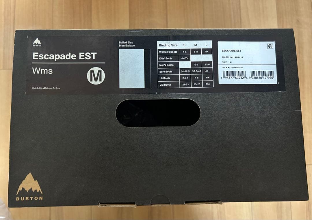 ウィメンズ Burton エスカペイド EST スノーボードバインディング　M