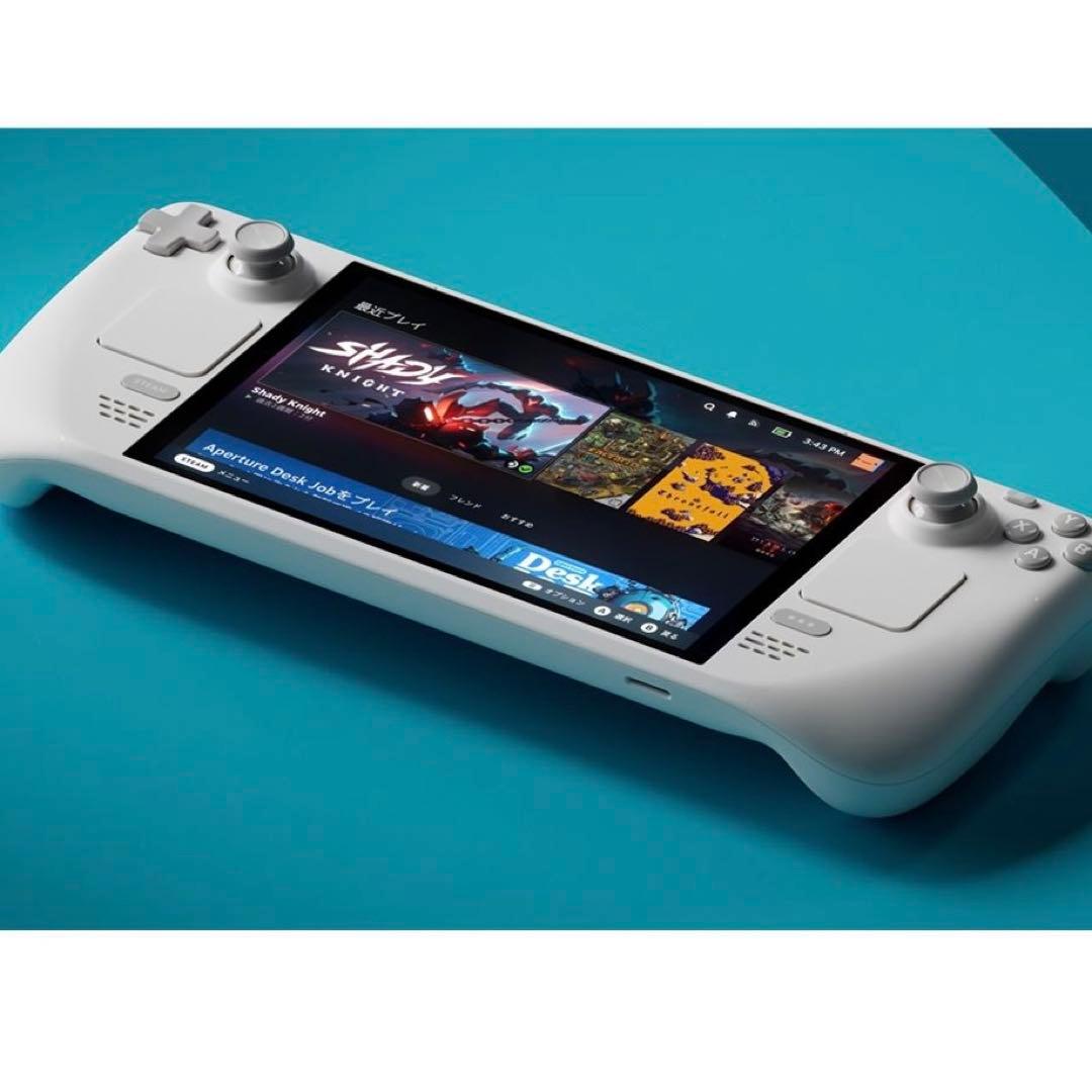 ほぼ新品 Steam Deck OLED ホワイト 1TB 限定版 保護ガラス付