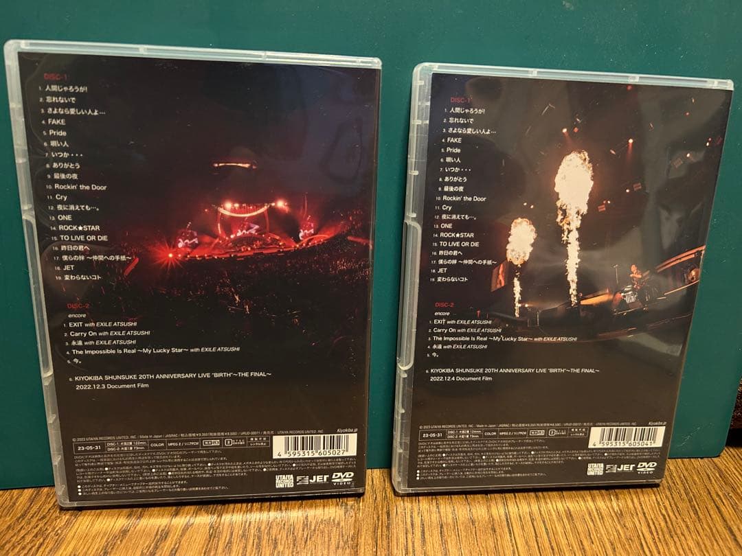 BIRTH The Final DVD 清木場俊介 20周年記念　2本セット