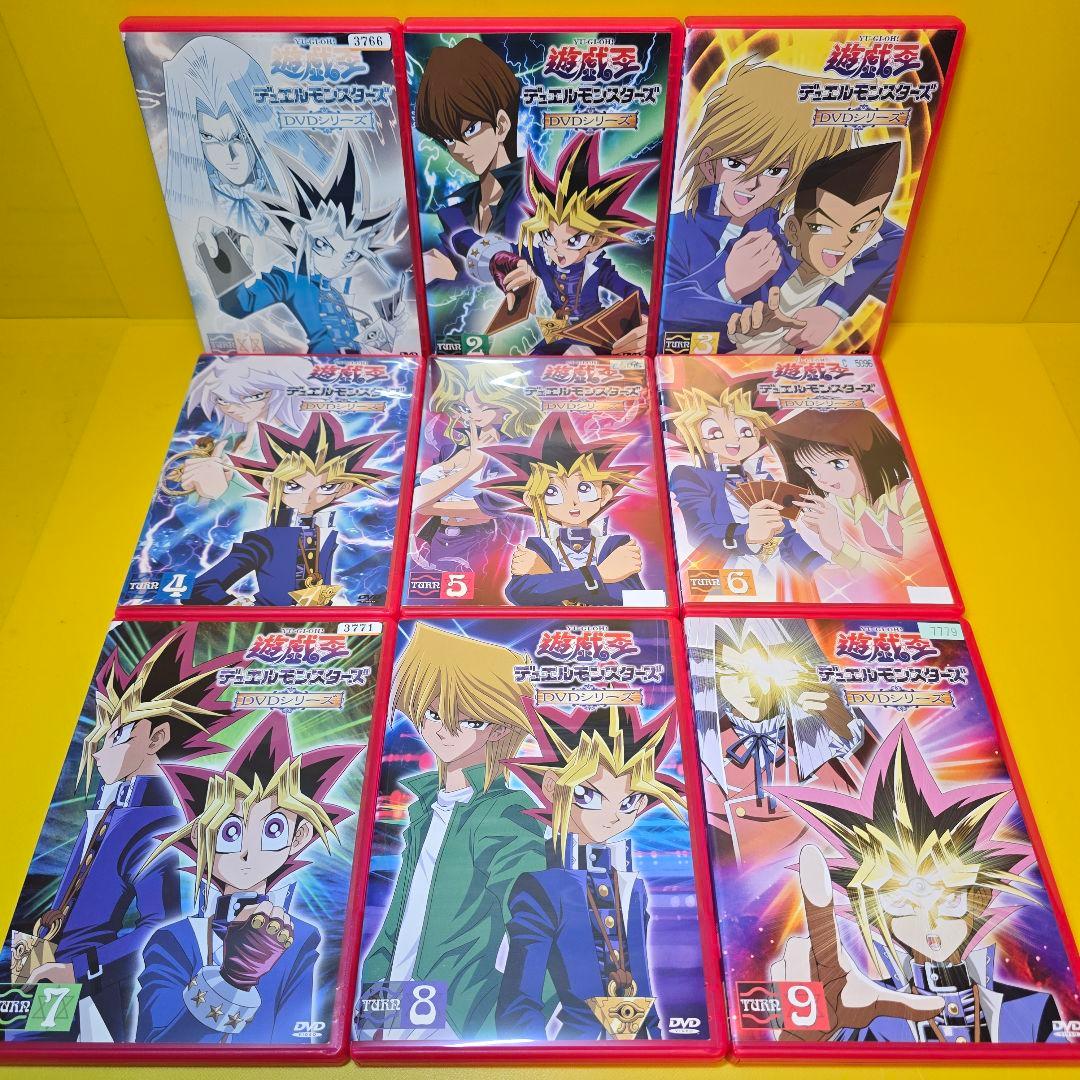 新品ケース交換済　遊戯王デュエルモンスターズ全56巻+劇場版3巻　DVD全59