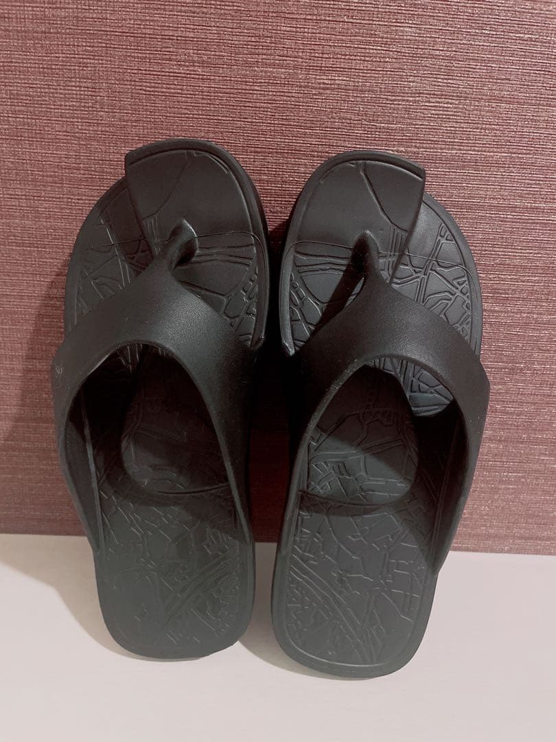 ラクバキRACBAKI ブラック イージーサンダル　S