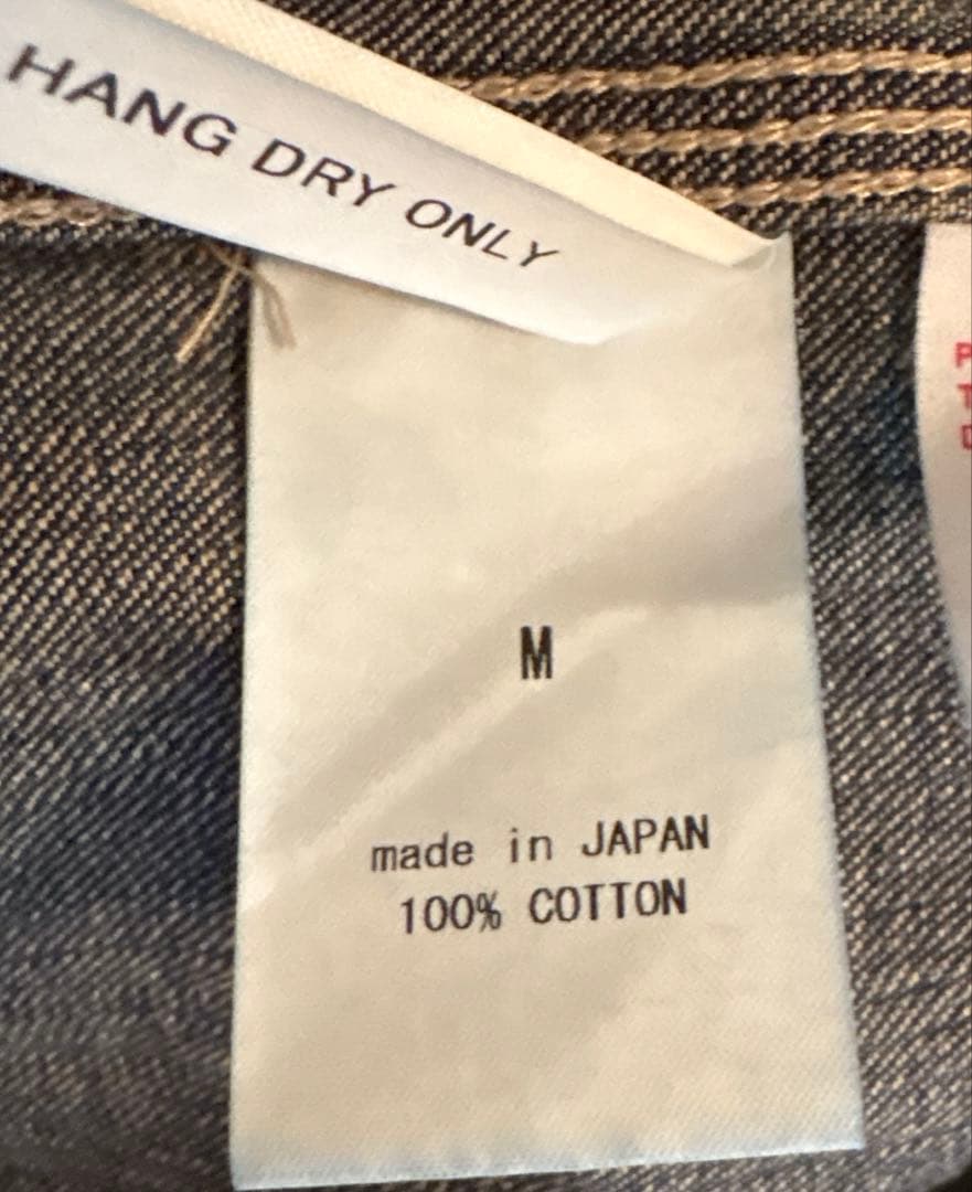 美品　chimala DENIM SHORT WORK JACKET サイズM