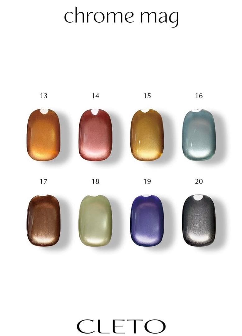 CLETO Chrome mag 8色set クレト riesato